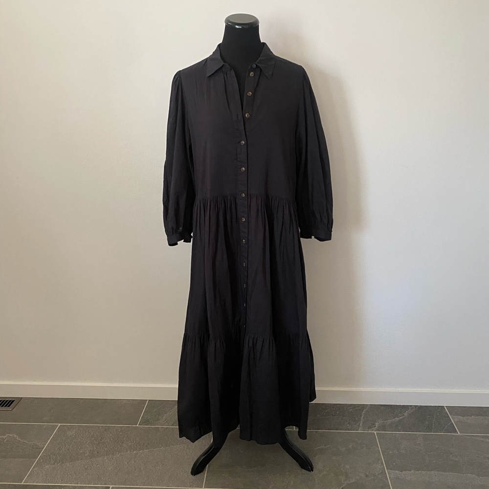 Witchery Black Long Sleeve Dress